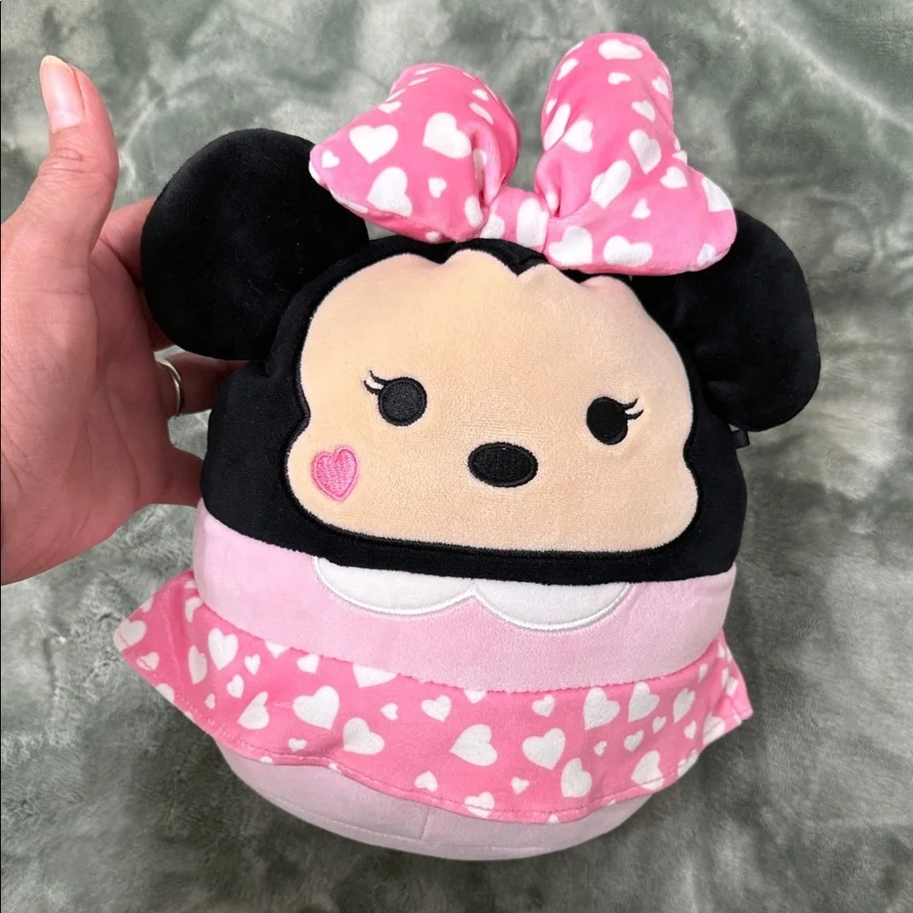 Squishmallows Pink and Black Stuffed Animal